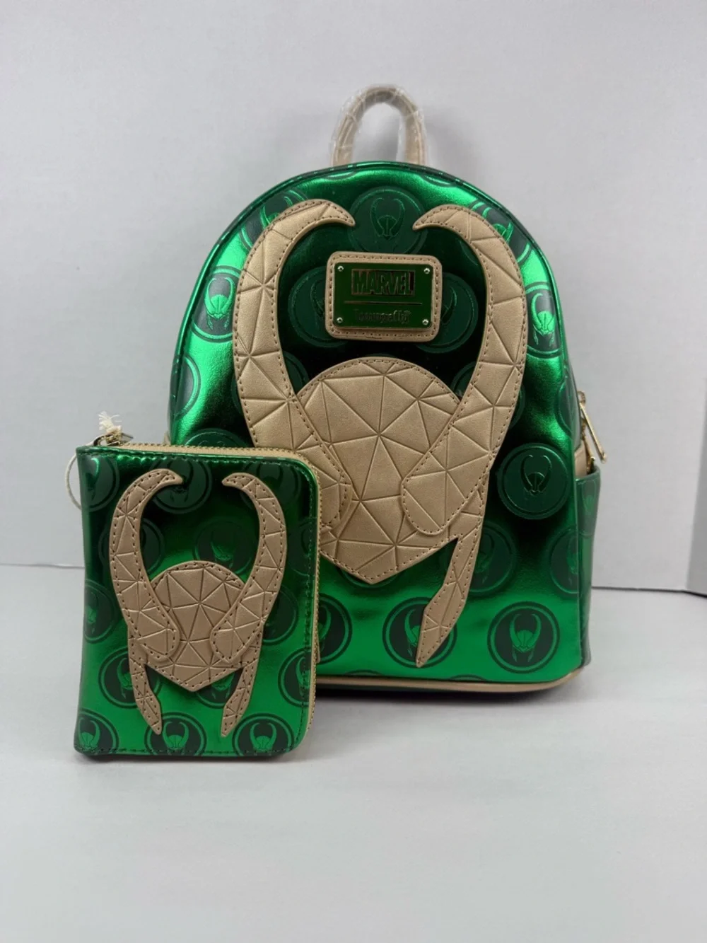 Loungefly Loki Metal Mini Backpack & Wallet - Books-a-Million exclusive